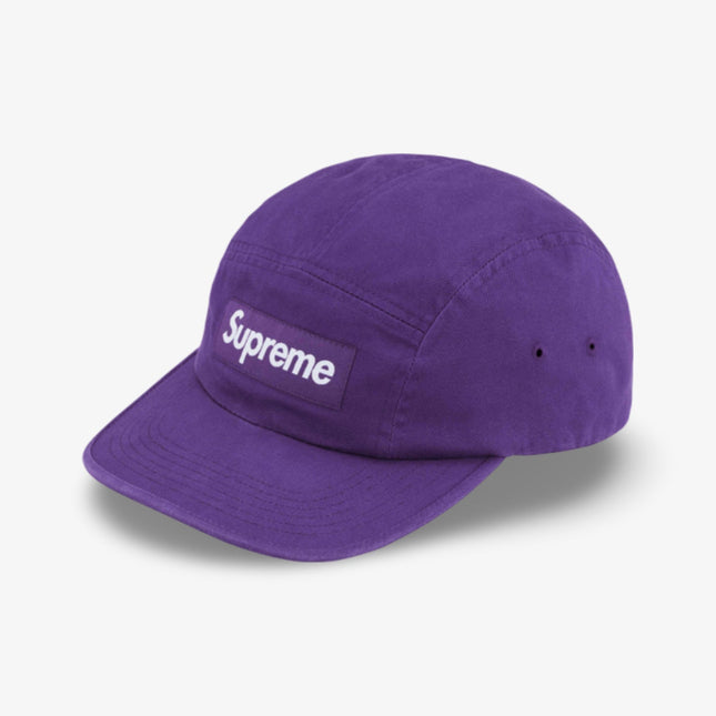 Supreme 'Washed Chino Twill' Camp Cap Purple (SS24) - SOLE SERIOUSS (1)