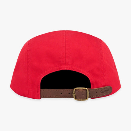 Supreme Washed Chino Twill Camp Cap Red (FW23) - SOLE SERIOUSS (2)