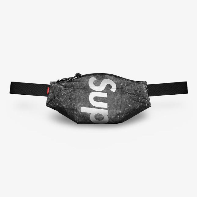 Supreme Waterproof Reflective Speckled Waist Bag Black (FW20) - SOLE SERIOUSS (1)