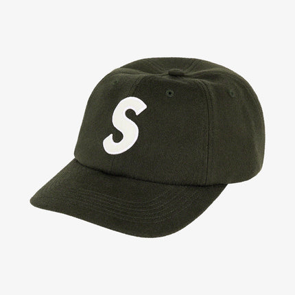 Supreme Wool 6-Panel 'S Logo' Olive FW21 - SOLE SERIOUSS (1)