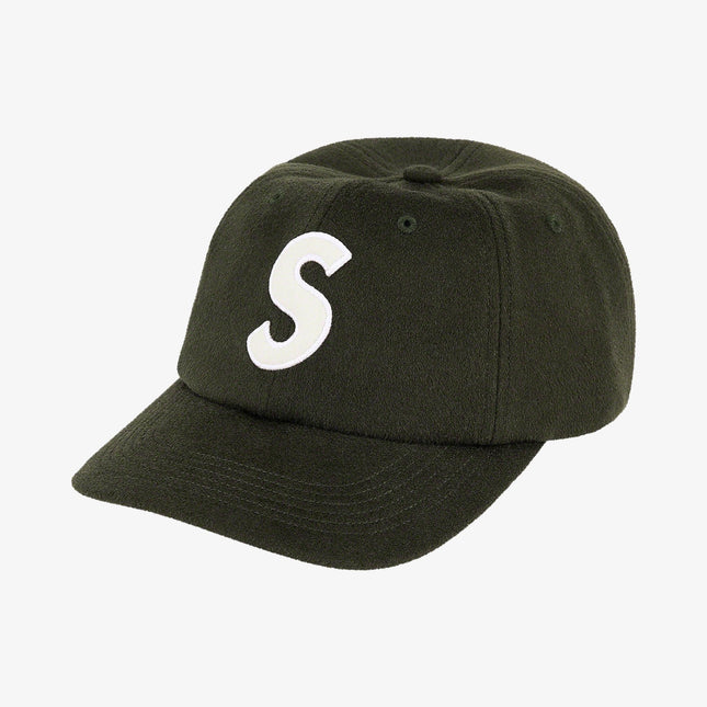 Supreme Wool 6-Panel 'S Logo' Olive (FW21) - SOLE SERIOUSS (1)