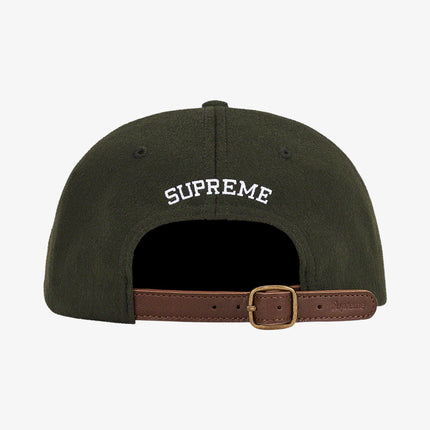 Supreme Wool 6-Panel 'S Logo' Olive FW21 - SOLE SERIOUSS (2)