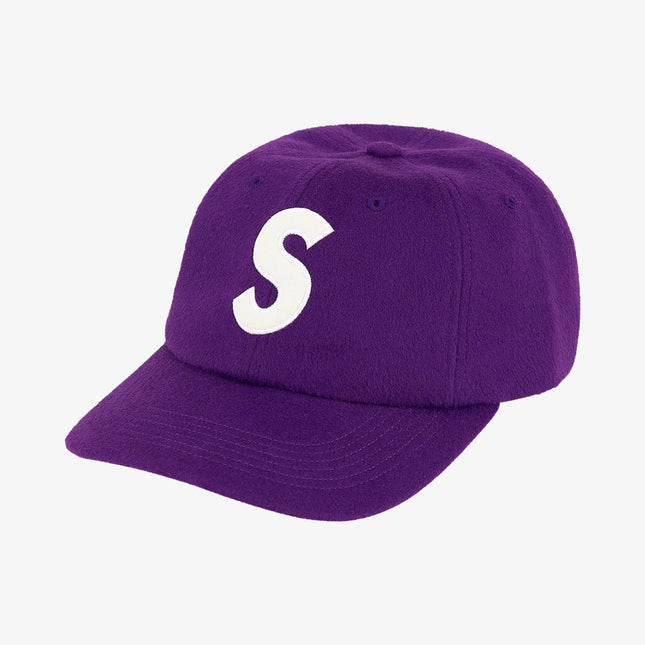 Supreme Wool 6-Panel 'S Logo' Purple (FW21) - SOLE SERIOUSS (1)