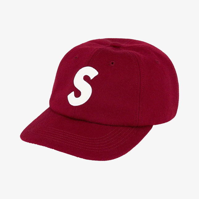 Supreme Wool 6-Panel 'S Logo' Red (FW21) - SOLE SERIOUSS (1)