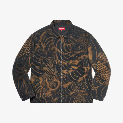 Supreme Work Jacket 'Waves' Black (SS20) - SOLE SERIOUSS (1)