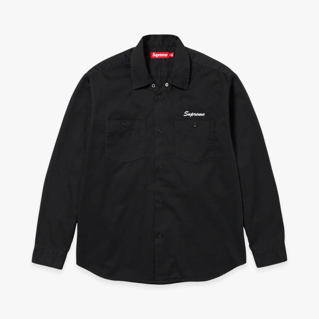 Supreme Work Shirt 'American Psycho' Black (FW23) - SOLE SERIOUSS (1)