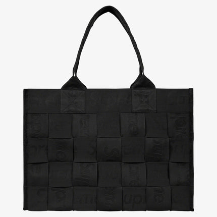 Supreme Woven Large Tote Black (SS23) - SOLE SERIOUSS (1)