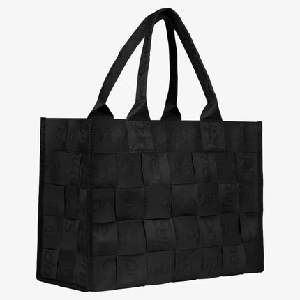 Supreme Woven Large Tote Black (SS23) - SOLE SERIOUSS (2)