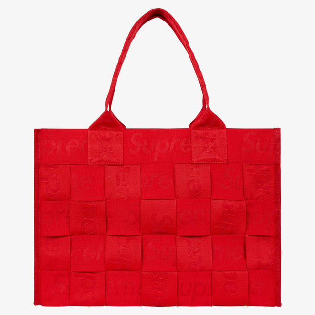 Supreme Woven Large Tote Red (SS23) - SOLE SERIOUSS (1)