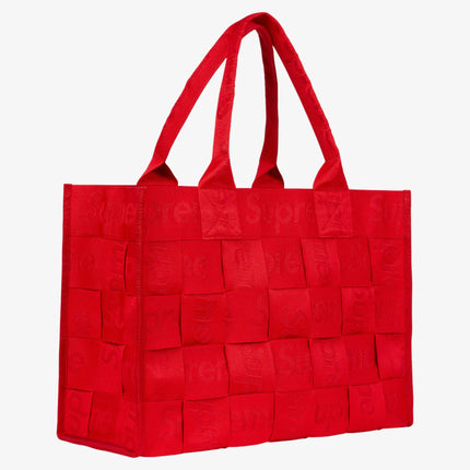 Supreme Woven Large Tote Red (SS23) - SOLE SERIOUSS (2)