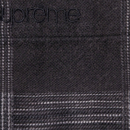 Supreme Woven Plaid Shirt Black (FW23) - SOLE SERIOUSS (2)