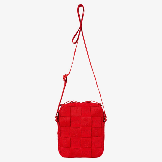 Supreme Woven Shoulder Bag Red (SS23) - SOLE SERIOUSS (1)