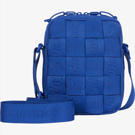 Supreme Woven Shoulder Bag Royal Blue (SS24) - SOLE SERIOUSS (2)