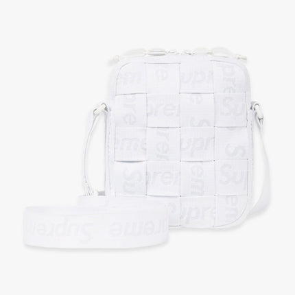 Supreme Woven Shoulder Bag White (SS23) - SOLE SERIOUSS (1)