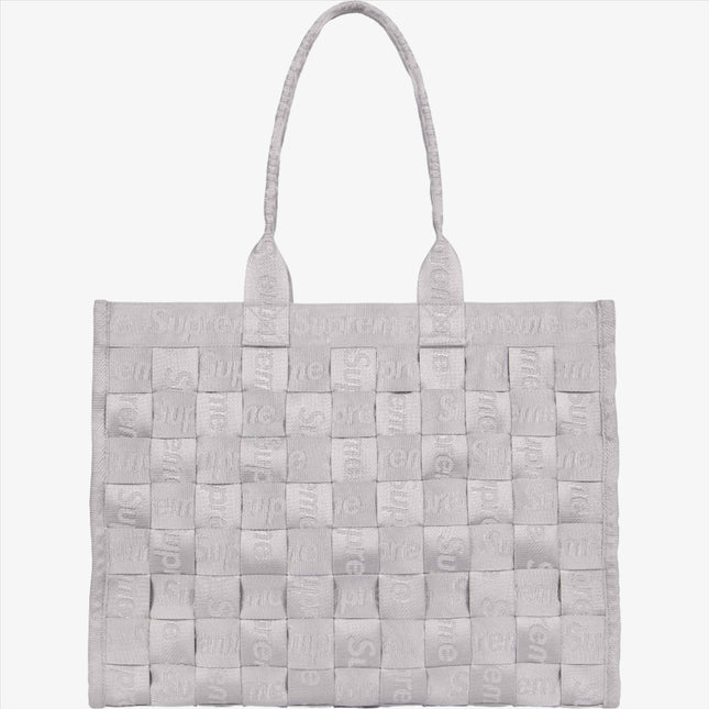 Supreme Woven Tote Grey (SS24) - SOLE SERIOUSS (1)