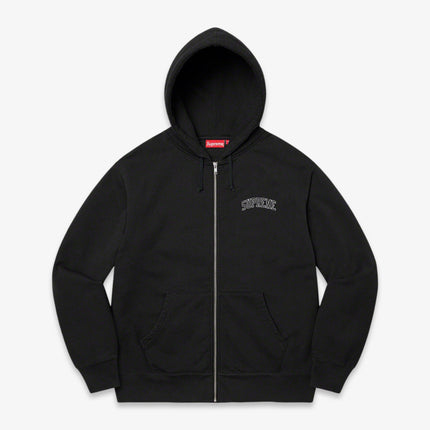 Supreme Zip Up Hooded Sweatshirt 'Doughboy' Black (FW22) - SOLE SERIOUSS (2)