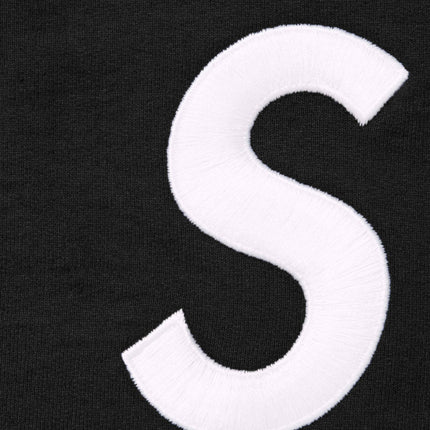 Supreme Zip Up Hooded Sweatshirt 'S Logo' Black (FW23) - SOLE SERIOUSS (2)