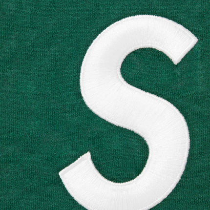 Supreme Zip Up Hooded Sweatshirt 'S Logo' Dark Green (FW23) - SOLE SERIOUSS (2)