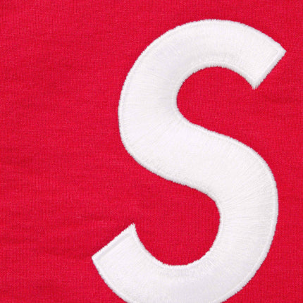 Supreme Zip Up Hooded Sweatshirt 'S Logo' Red (FW23) - SOLE SERIOUSS (2)