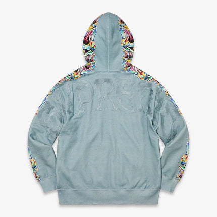 Supreme Zip Up Hooded Sweatshirt 'Skulls' Light Slate (FW22) - SOLE SERIOUSS (2)