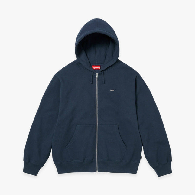 Supreme Zip Up Hooded Sweatshirt 'Small Box' Navy FW23 - Atelier-lumieres Cheap Sneakers Sales Online (1)