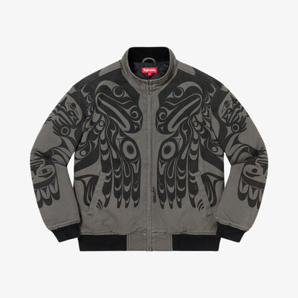 Supreme Zip Up Jacket 'Makah' Grey (FW19) - SOLE SERIOUSS (1)