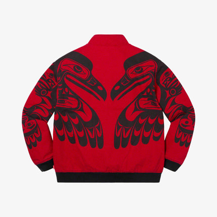 Supreme Zip Up Jacket 'Makah' Red FW19 - SOLE SERIOUSS (3)