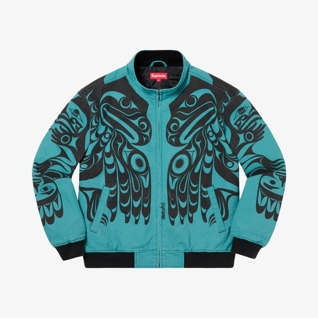 Supreme Zip Up Jacket 'Makah' Teal (FW19) - SOLE SERIOUSS (1)