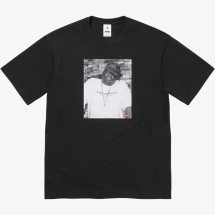 Supreme x Air Jordan 'Biggie Smalls' S/S Short Sleeve Top Black (FW24) FW24KN3-BLACK | SOLE SERIOUSS [1]