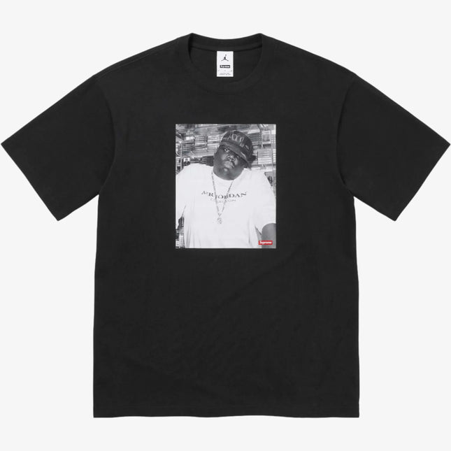 Supreme x Air Jordan 'Biggie Smalls' S/S Short Sleeve Top Black (FW24) FW24KN3-BLACK | SOLE SERIOUSS [1]