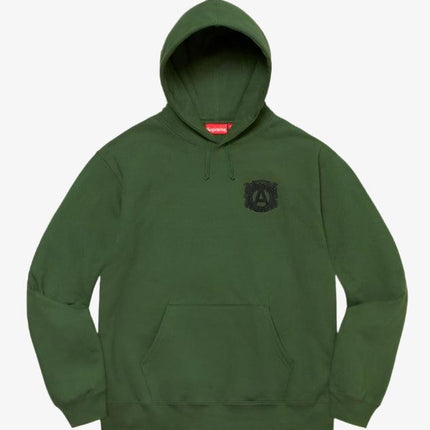 Supreme x Anti Hooded Sweatshirt Green (FW20) - SOLE SERIOUSS (1)