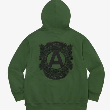 Supreme x Anti Hooded Sweatshirt Green (FW20) - SOLE SERIOUSS (2)