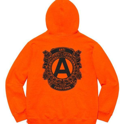 Supreme x Anti Hooded Sweatshirt Orange FW20 - SOLE SERIOUSS (2)