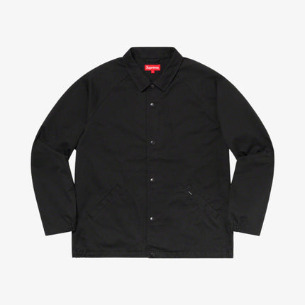 Supreme x Antihero Snap Front Twill Jacket Black (FW20) - SOLE SERIOUSS (1)