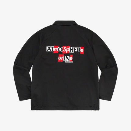 Supreme x Antihero Snap Front Twill Jacket Black (FW20) - SOLE SERIOUSS (2)