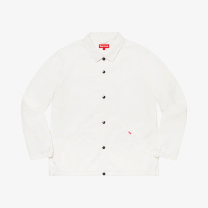 Supreme x Antihero Snap Front Twill Jacket White (FW20) - SOLE SERIOUSS (1)