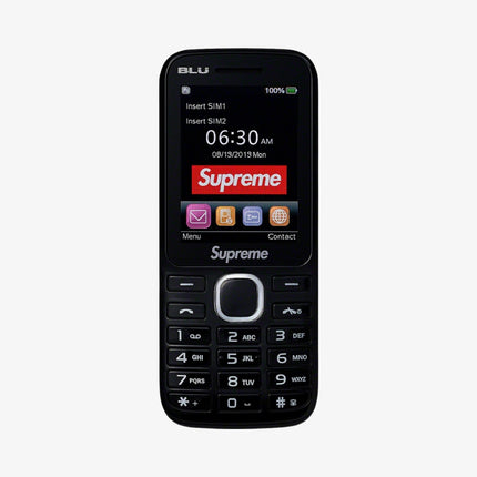 Supreme x BLU Burner Phone Black FW19 - SOLE SERIOUSS (1)