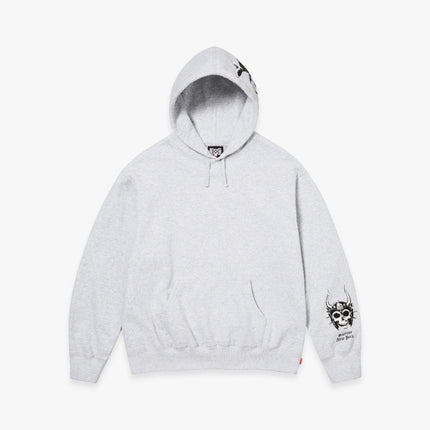 Supreme x Bounty Hunter Hooded Sweatshirt Ash Grey (FW23) - SOLE SERIOUSS (1)