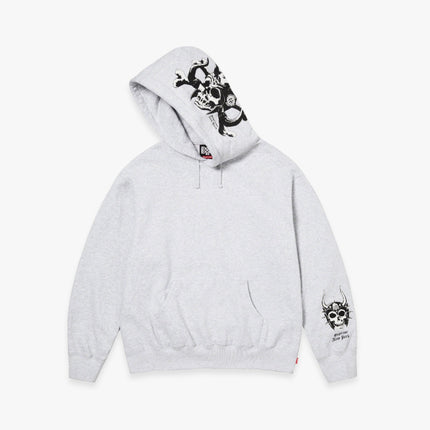 Supreme x Bounty Hunter Hooded Sweatshirt Ash Grey (FW23) - SOLE SERIOUSS (2)