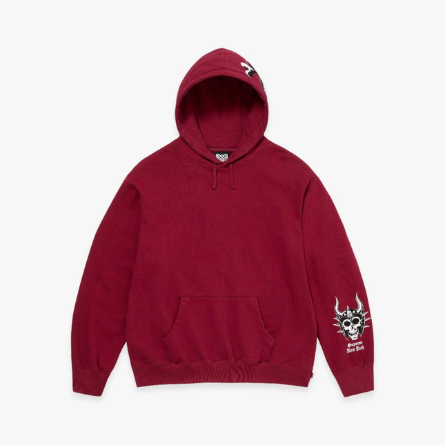 Supreme x Bounty Hunter Hooded Sweatshirt Cardinal FW23 - SOLE SERIOUSS (1)