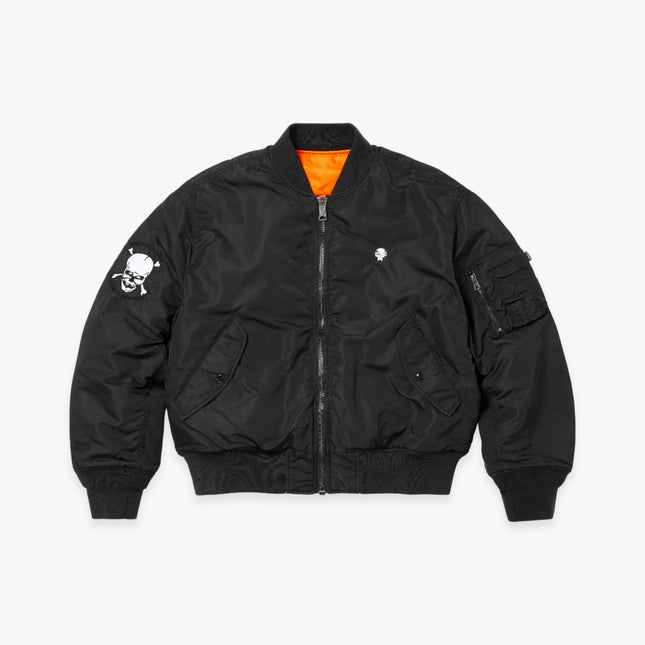 Supreme x Bounty Hunter MA-1 Jacket Black (FW23) - SOLE SERIOUSS (1)