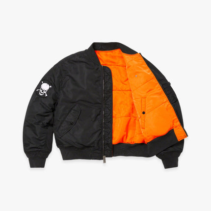 Supreme x Bounty Hunter MA-1 Jacket Black (FW23) - SOLE SERIOUSS (2)