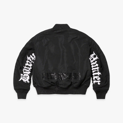 Supreme x Bounty Hunter MA-1 Jacket Black (FW23) - SOLE SERIOUSS (3)