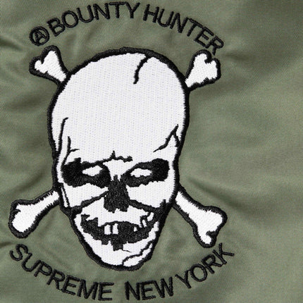 Supreme x Bounty Hunter MA-1 Jacket Olive (FW23) - SOLE SERIOUSS (5)