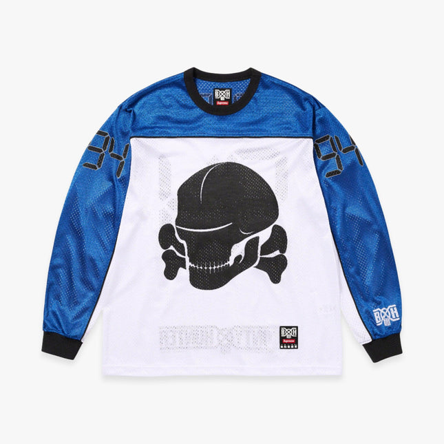 Supreme x Bounty Hunter Mesh Moto Jersey White (FW23) - SOLE SERIOUSS (1)