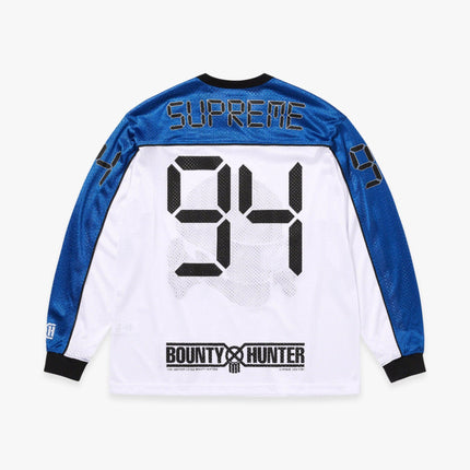 Supreme x Bounty Hunter Mesh Moto Jersey White (FW23) - SOLE SERIOUSS (2)