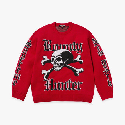 Supreme x Bounty Hunter Sweater Red (FW23) - SOLE SERIOUSS (1)