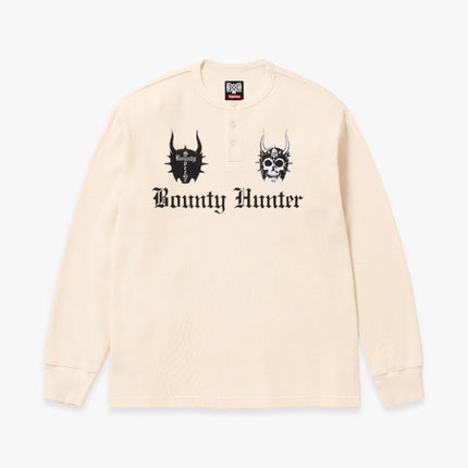 Supreme x Bounty Hunter Thermal Henley L/S Top Natural (FW23) - SOLE SERIOUSS (1)