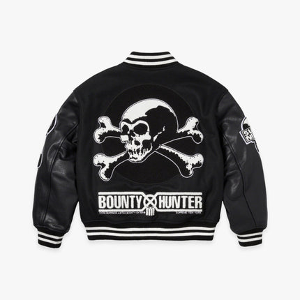 Supreme x Bounty Hunter Varsity Jacket Black (FW23) - SOLE SERIOUSS (3)