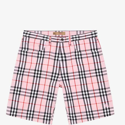 Supreme x Burberry Denim Short Pink (SS22) - SOLE SERIOUSS (1)